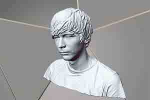 3D scan of human head