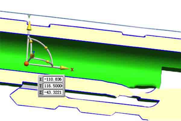 Pen barrel draft angle