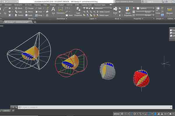 Computer model of O-wind generator design