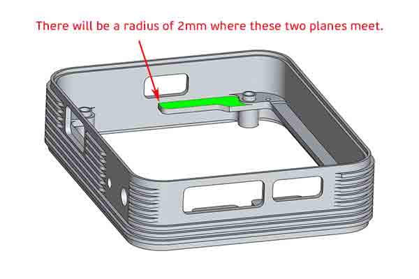 CAD image detail, Michigan CNC Machining Parts, Inc., Micasense case study