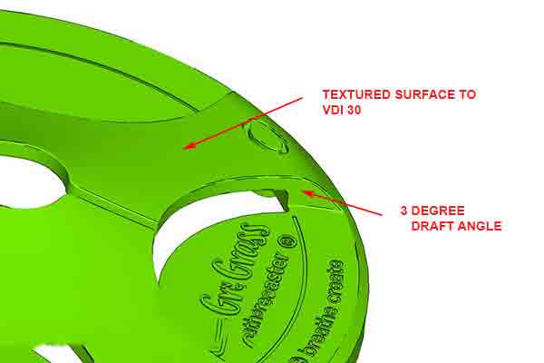 Image of surface texture analysis, Michigan CNC Machining Parts, Inc. DFM 