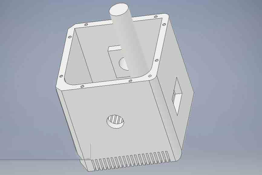 3D CAD model of a part manufacturing