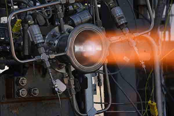 NASA 3D printed jet nozzle undergoing testing