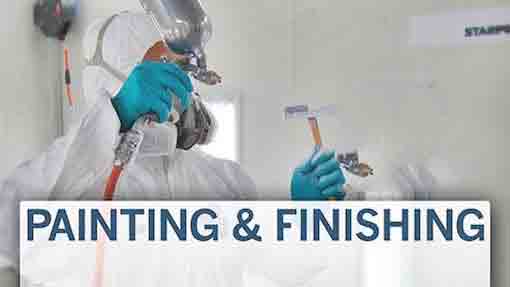 Video link to painting services, Michigan CNC Machining Parts, Inc. finishing