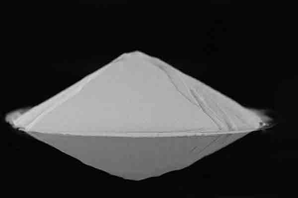 Mound of Renishaw titanium powder for 3D printing