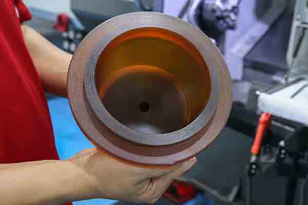 Rough machining a plastic cylinder for Biorep Technologies