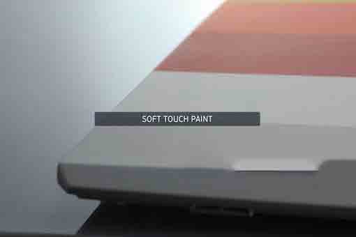 Sample template of soft-touch paints, Michigan CNC Machining Parts, Inc. finishing services