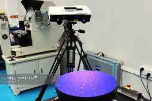 Zeiss Comet L3D 2 Optical Scanner in Michigan CNC Machining Parts, Inc.'s QC lab